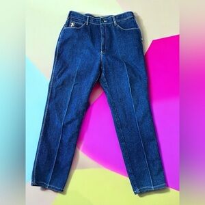 True vintage Braxton denim stretch high waisted jeans -34